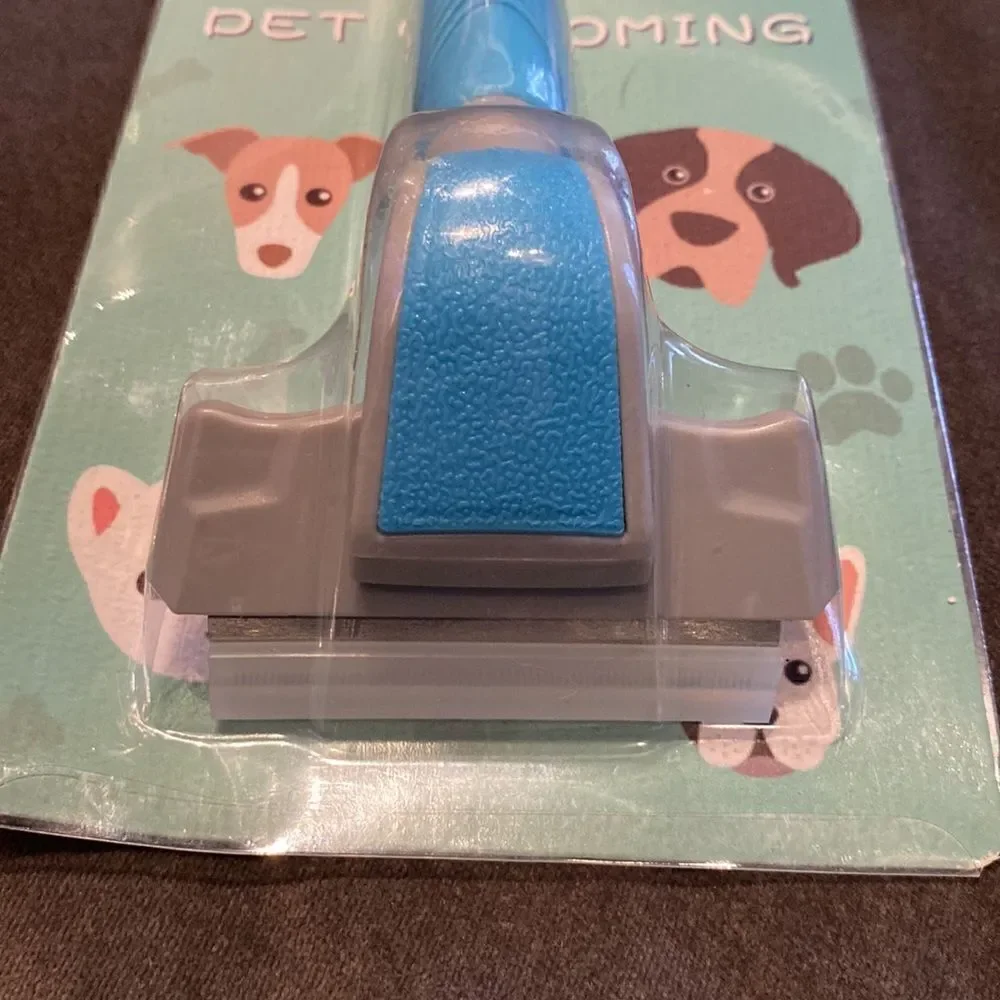 Pet Grooming Bundle Dogs & Cats Deshedding Gloves (L&R) and Deshedding Comb NEW